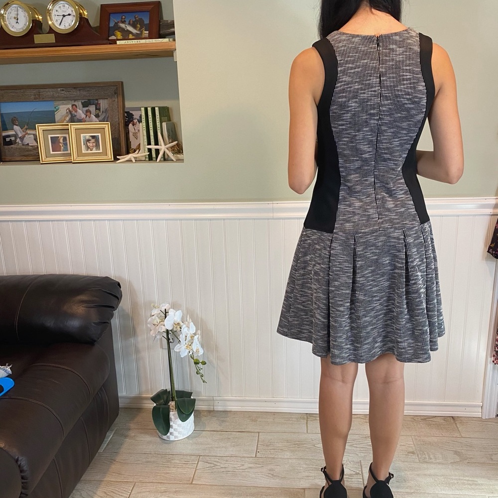 Guess Color Block Sleeveless Flared Mini Dress - image 3